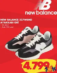 NEW BALANCE 327WEMD AYAKKABI GRİ fiyat ve kampanya bilgisi